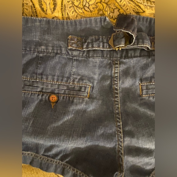 Forever21 Sailor Style Jean Shorts Size Woman’s 28 with Buttons - Picture 5 of 6